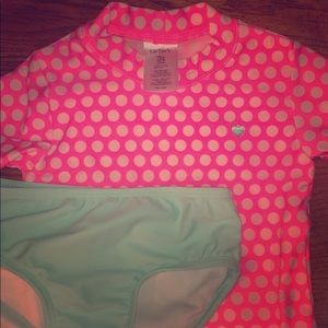 Carter’s two piece swim suit